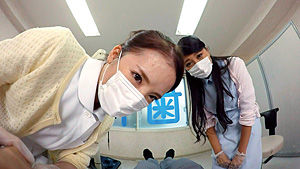 欲求不満歯科助手二人と治療中にこっそりSEX（るりちゃん、レナちゃん） サンプル画像